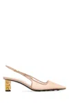 Givenchy Mesh G Cube Pumps With 5cm Heel Height In Nude