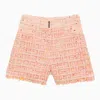 GIVENCHY PINK MULTICOLOURED COTTON BLEND SHORTS