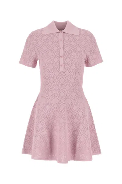 Givenchy Viscose Blend Polo Dress In Pink