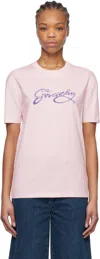 Givenchy Women Pink Wool T-shirt In Pink