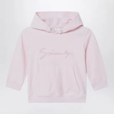 Givenchy Kids' Pink Ribbed Hoodie