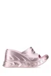 GIVENCHY GIVENCHY PINK RUBBER MARSHMALLOW MULES