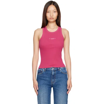 Givenchy Pink Slim Fit ' Paris' Tank Top