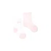 Givenchy Pink Socks Set For Baby Girl With Logo In White