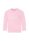 Givenchy Logo-print Sweatshirt In Pink