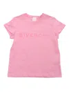 GIVENCHY PINK T-SHIRT WITH LOGO
