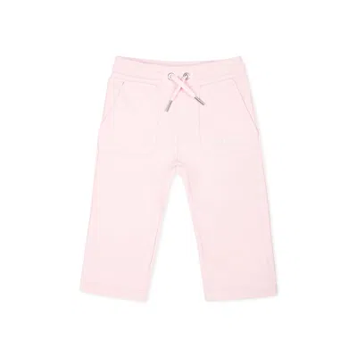 Givenchy Pink Trousers For Baby Girl With Logo And Iconic 4g Motif In Marshmallow