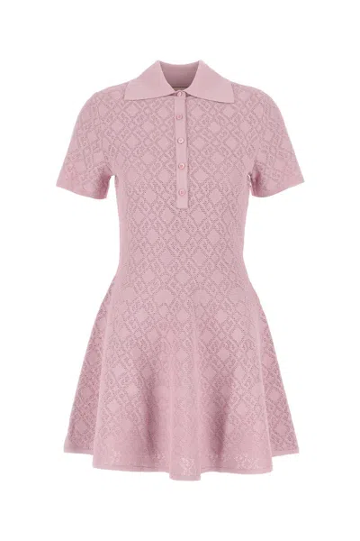 Givenchy Viscose Blend Polo Dress In Pink