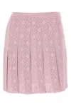 Givenchy Pleated Mini Skirt With Ribbed Waistband For Women In Parma
