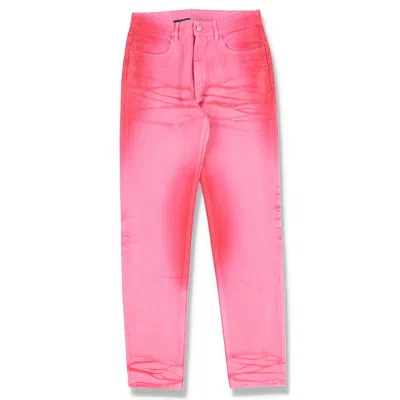 Pre-owned Givenchy Pink Waxed Slim Jeans