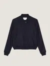 Givenchy Pinstriped Jacket In Navy