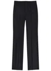 Givenchy Pinstriped Straight-leg Trousers In Black