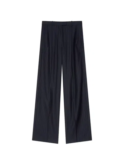 GIVENCHY PINSTRIPE-PATTERN PLEATED TROUSERS