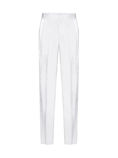 Givenchy Piping Detailed Wide In White
