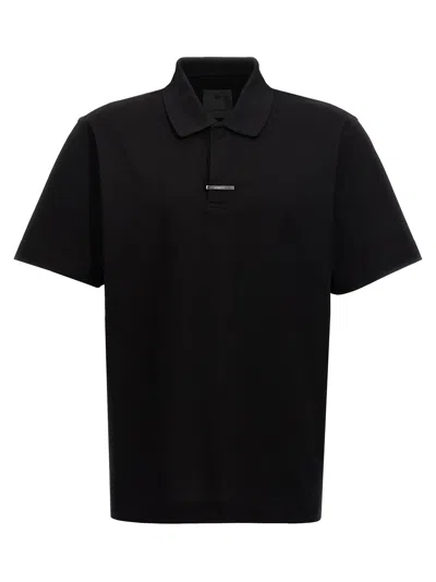 GIVENCHY PLACKET POLO BLACK