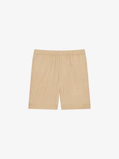Pre-owned Givenchy Plage Bermuda Shorts In 4g Cotton In Beige