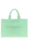 Givenchy Plage Capsule 'g-tote' Midi Shopping Bag In Green