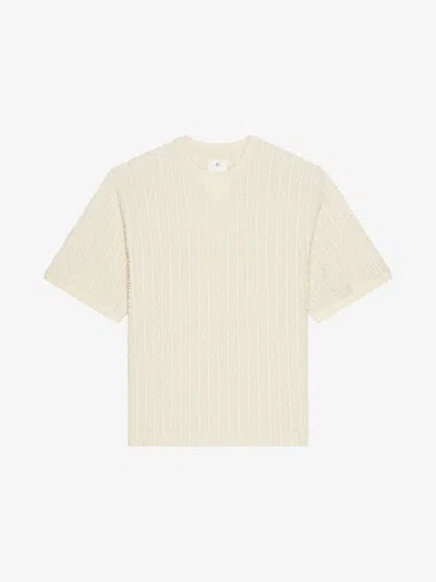 Pre-owned Givenchy Plage T-shirt In 4g Cotton Toweling In White