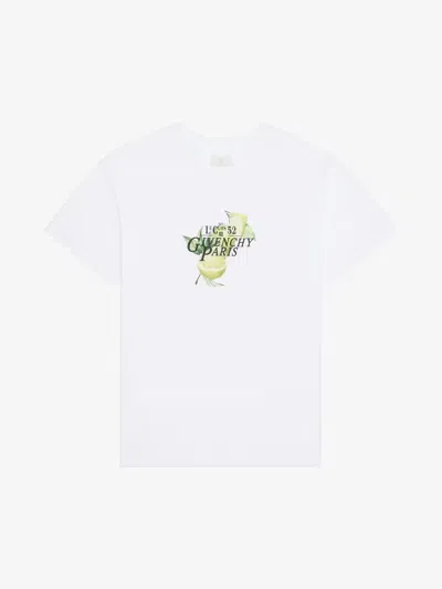 Pre-owned Givenchy Plage T-shirt In Cotton With Lemons Print In White