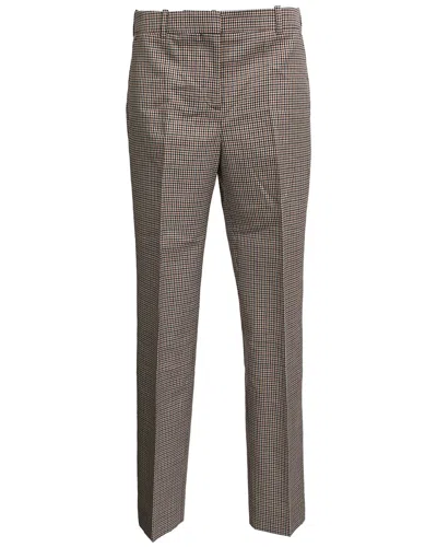 Pre-owned Givenchy Plaid Mid-rise Tweed Trouser, Size Fr 36 (authentic Pre-loved)