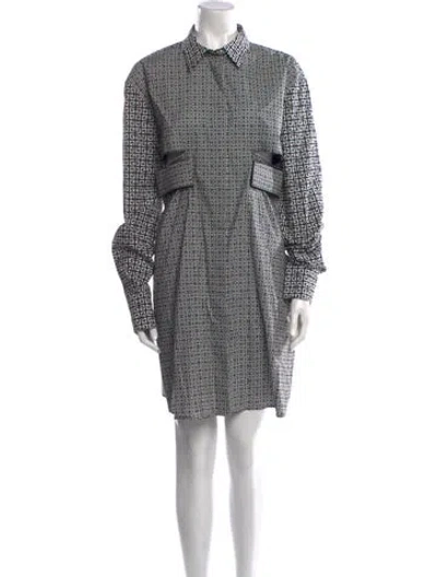 Pre-owned Givenchy Plaid Print Mini Dress In Multi