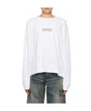 Givenchy Plain Knitted Long-sleeved T-shirt In White