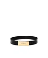 Givenchy Adjustable Belt Gold-tone Buckle In Black