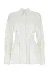 Givenchy Poplin Wrap Shirt In White