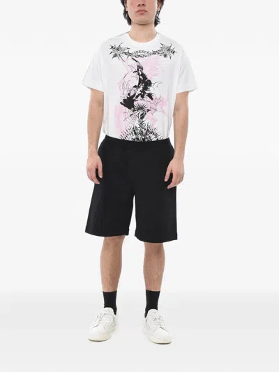 Givenchy Pleated Elasticated-waist Shorts In Black