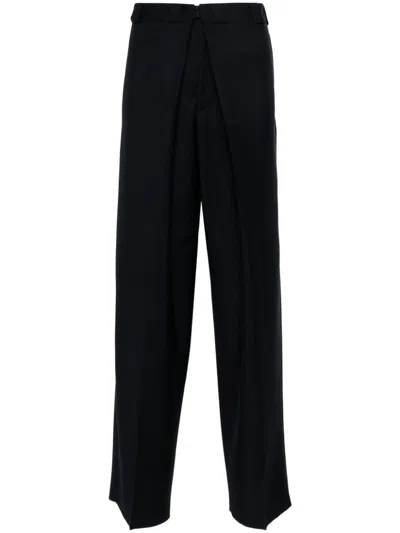 Givenchy Tailored Straight-leg Trousers In Blue