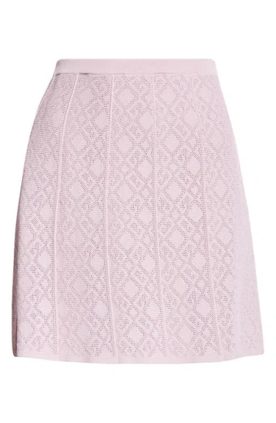 Givenchy Pleated Jacquard Miniskirt In Parma
