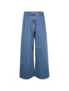 Givenchy Pleated Jeans In Blue