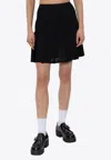 Givenchy Women Pleated Mini Skirt In Black