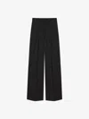 Givenchy Pleated Pants In Monogram 72 Jacquard In Black