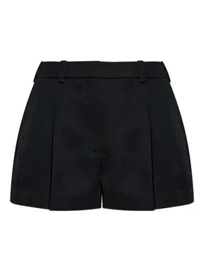 Givenchy Pleated Shorts In Black