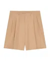 Givenchy Men's Plage Bermuda Shorts In Linen In Brown
