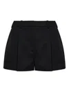Givenchy Tailored Shorts Belt Loops And Pleats In Black