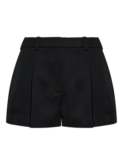 Givenchy Tailored Shorts Belt Loops And Pleats In Black