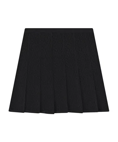 GIVENCHY GIVENCHY MONOGRAM 72 JACQUARD PLEATED MINI SKIRT