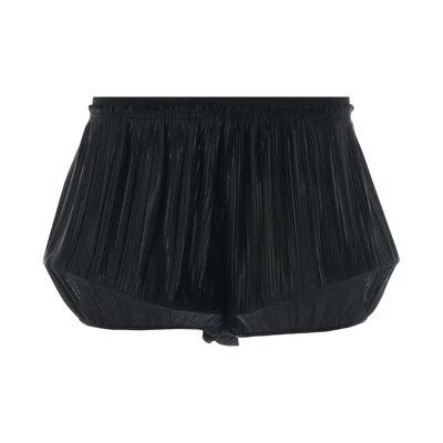 Givenchy Pleated Structured Shorts In Blue
