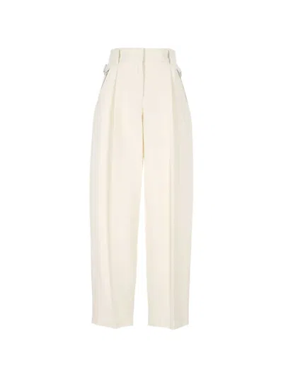 Givenchy Pleated Tailored Trousers In Neutral