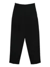 Givenchy Pleated Trousers With Belt Loops And Pockets In Black