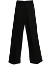 Givenchy Men Pleated Extra Large Chino Pants In Black