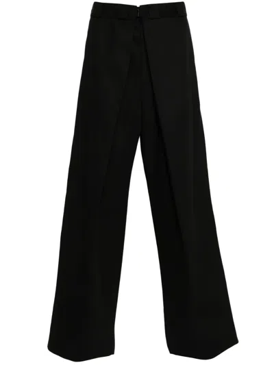 GIVENCHY PLEATED WIDE-LEG TROUSERS