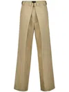 Givenchy Pleated Chino Trousers In Neutrals