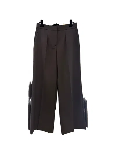 Givenchy Pleated Wide-leg Tailored Trousers In Brown