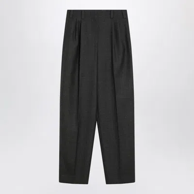 Givenchy Pleated Wool Trousers In Black