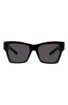 GIVENCHY PLUMETIES 54MM SQUARE SUNGLASSES