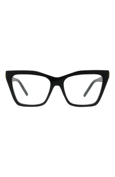 GIVENCHY PLUMETIES 55MM RECTANGULAR OPTICAL GLASSES