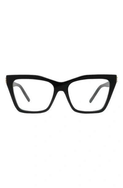 GIVENCHY GIVENCHY PLUMETIES 55MM RECTANGULAR OPTICAL GLASSES
